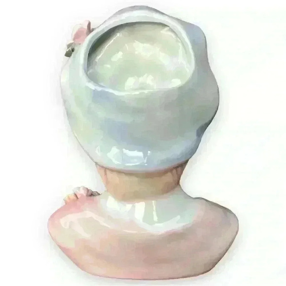 Vintage Lady Head Vase Enesco Reproduction “Sophisticated Lady” - Picture 7 of 7